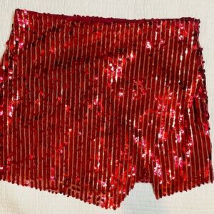 Free People Seashell Sequin Mini Skirt